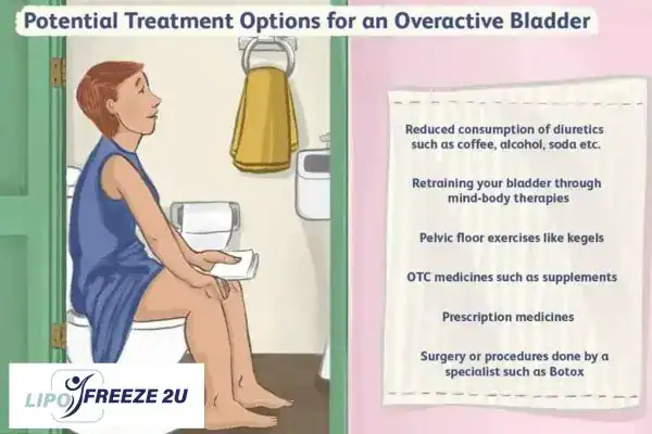 image of woman on toilet because of an overactive bladder Banbury