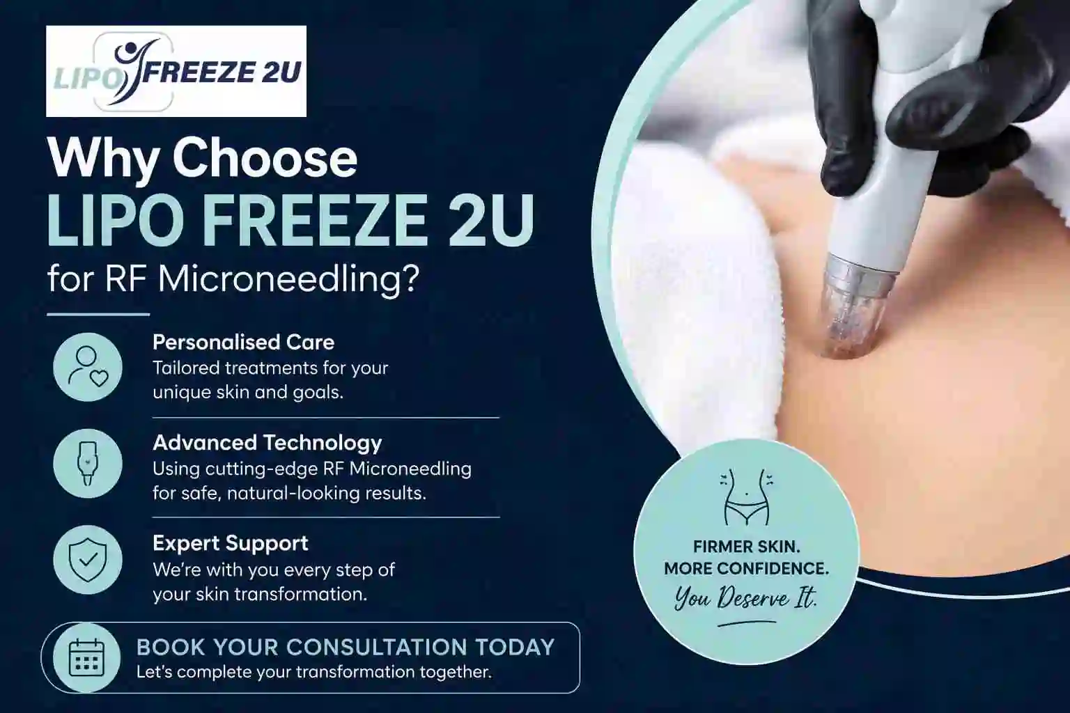 Why Choose LIPO FREEZE 2U for RF Microneedling Banbury?